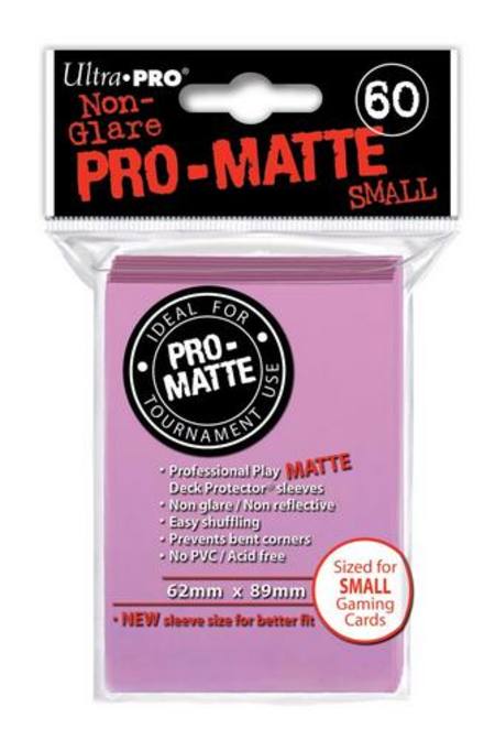 Ultra Pro Pro-Matte Pink (60CT) YuGiOh Size Sleeves